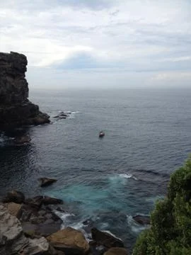 Clifftop View Foto stock