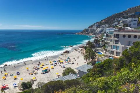 Clifton beach view - the most expensive and luxury place of South Africa Stock Photos