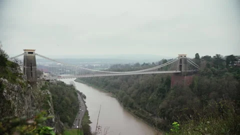 Clifton Bridge, Bristol Stock Footage 308431412