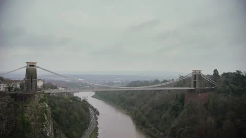 Clifton Bridge, Bristol Stock Footage 308431473