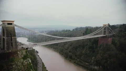 Clifton Bridge, Bristol Stock Footage 308432219