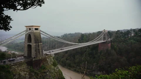 Clifton Bridge, Bristol Stock Footage 308432686