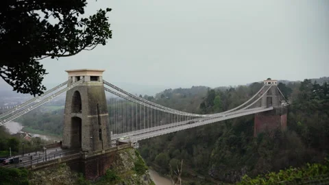 Clifton Bridge, Bristol Stock Footage 308594996