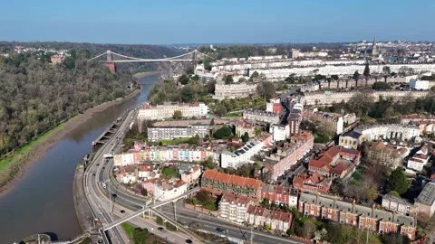Clifton district of Bristol Stock Footage 331287934