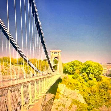 Clifton Suspension Bridge, Bristol Stock Photos
