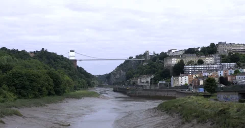 Clifton suspension bridge Stock Footage 66689086
