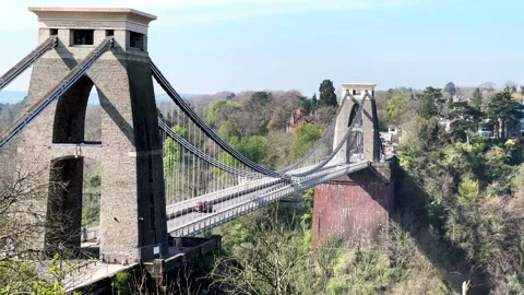 Clifton Suspension Bridge Stock Footage 152644573
