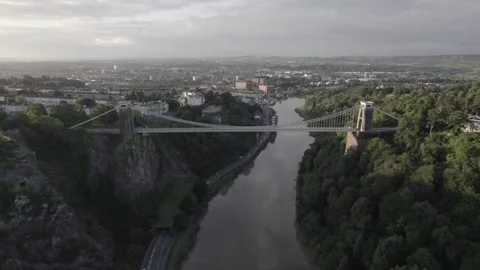 Clifton Suspension Bridge Stock Footage 249965968