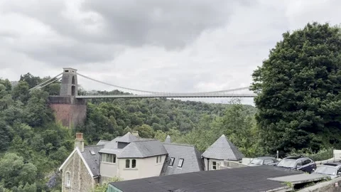 Clifton Suspension Bridge Stock Footage 280209145