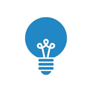 CLight Bulb line icon vector, isolated on white background. Idea sign, soluti Stock Illustration