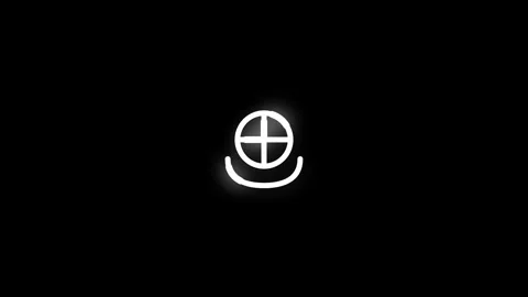 Climate Action Line Icon Animation Loop Black Background Video stock 340946615