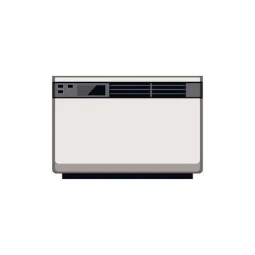 Climate air conditioner cartoon vector illustration Stock Illustration