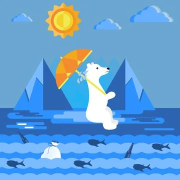 Climate Change - 2. Illustration. Stock Illustration