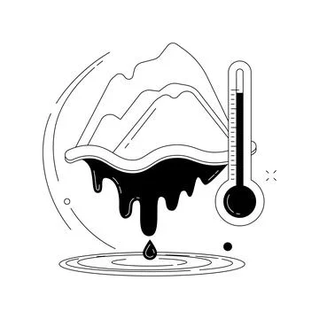 Climate change abstract concept vector illustration. 스톡 일러스트