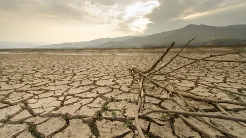 Climate Change and Drought 스톡 동영상 210498181
