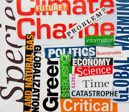 Climate change background Stock Illustration
