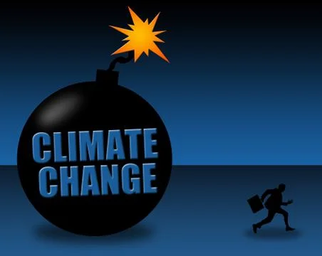 Climate change danger Stock Illustration