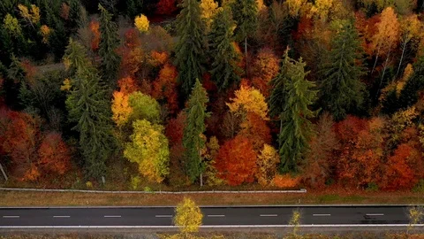 Climate Change - Electro Car passing the country road Stock Footage 116663953