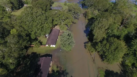 Climate change global warming flood Stock Footage 140885190