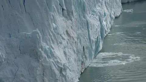 Climate change. Melting glaciers and icebergs in the ocean. Arctic nature ice Stock Footage