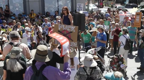 Climate Change Protest Video stock 41869461