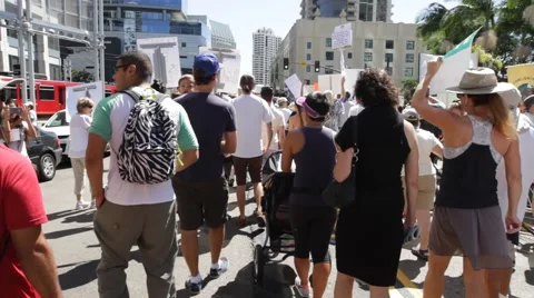 Climate Change Protest Video stock 41869857