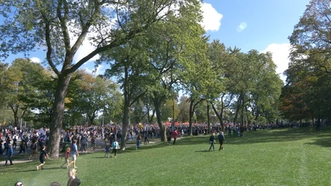 Climate Change Protest Stock Footage 117664388