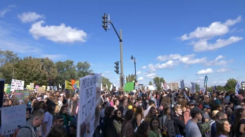 Climate Change Protest Stock Footage 117671241