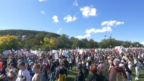 Climate Change Protest Stock Footage 117682499