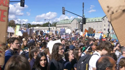 Climate Change Protest Stock Footage 117735854
