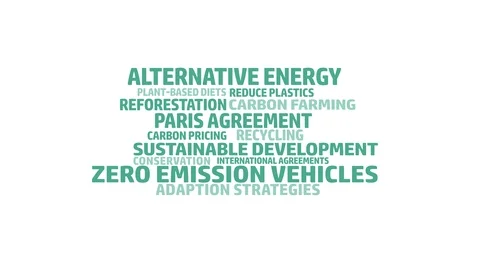 Climate change solutions Stock Footage 112422559