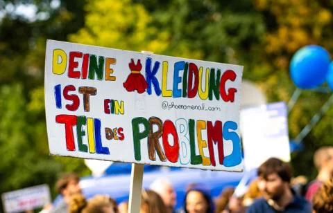 Climate change strike Stock Photos