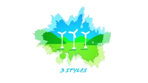 Climate Change Titles Стоковые After Effects