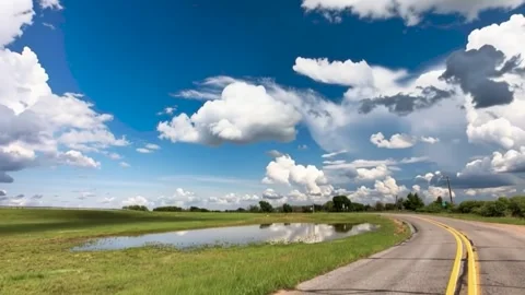 Climate Change Tornado and Tornadic Supercell, Time Lapse Stock Footage 344238348