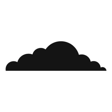 Climate cloud icon, simple style. 스톡 일러스트