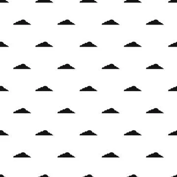 Climate cloud pattern seamless Stock Illustration