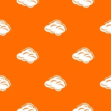 Climate cloud pattern vector orange Stockillustratie