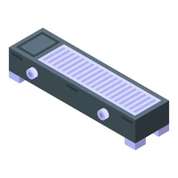 Climate convector icon isometric vector. Room energy Illustrazione stock