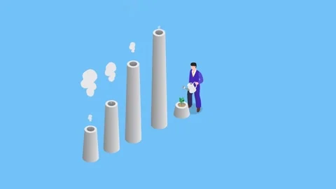 Climate crisis and environment policy, ESG or ecology problem Stock Footage 255652690