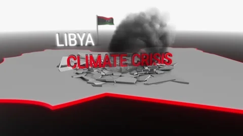 Climate Crisis hits Libya Stock Footage 274243964
