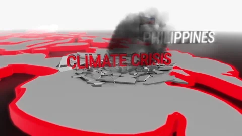 Climate Crisis hits Philippines Stock Footage 283293978