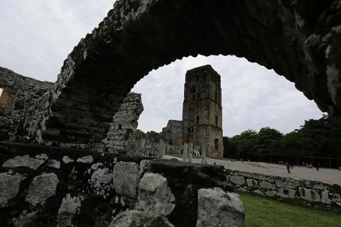 Climate crisis, key variable in preservation of Panama's world heritage, Ciudad  Foto stock