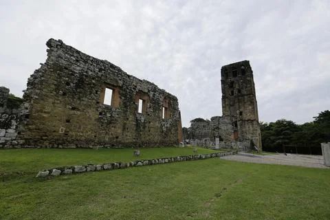 Climate crisis, key variable in preservation of Panama's world heritage, Ciudad  Foto stock