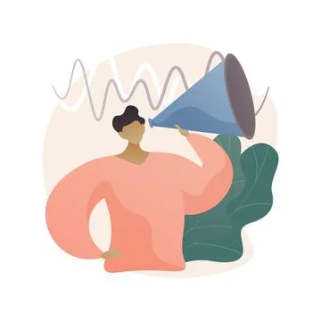 Climate data share and use abstract concept vector illustration. Stock Illustration