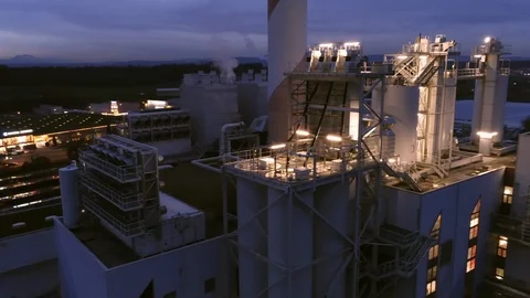 Climate engineering - carbon dioxide removal, scrubbing CO2 Stock Footage 121375755