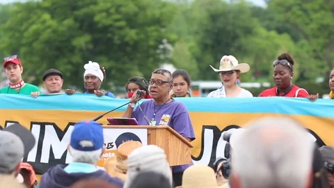 Climate March in Washington DC Video stock 125349676