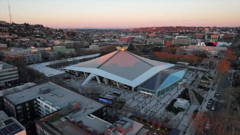 Climate Pledge Arena, Sunset 動画素材 231666753