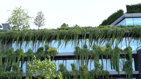 Climate positive architecture design in Stuttgart. Stock Footage 219209939