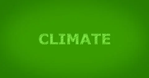 CLIMATE scribble text Illustrazione stock