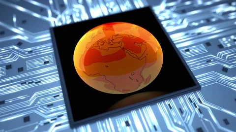 Climate simulation. Stock Footage 49837202